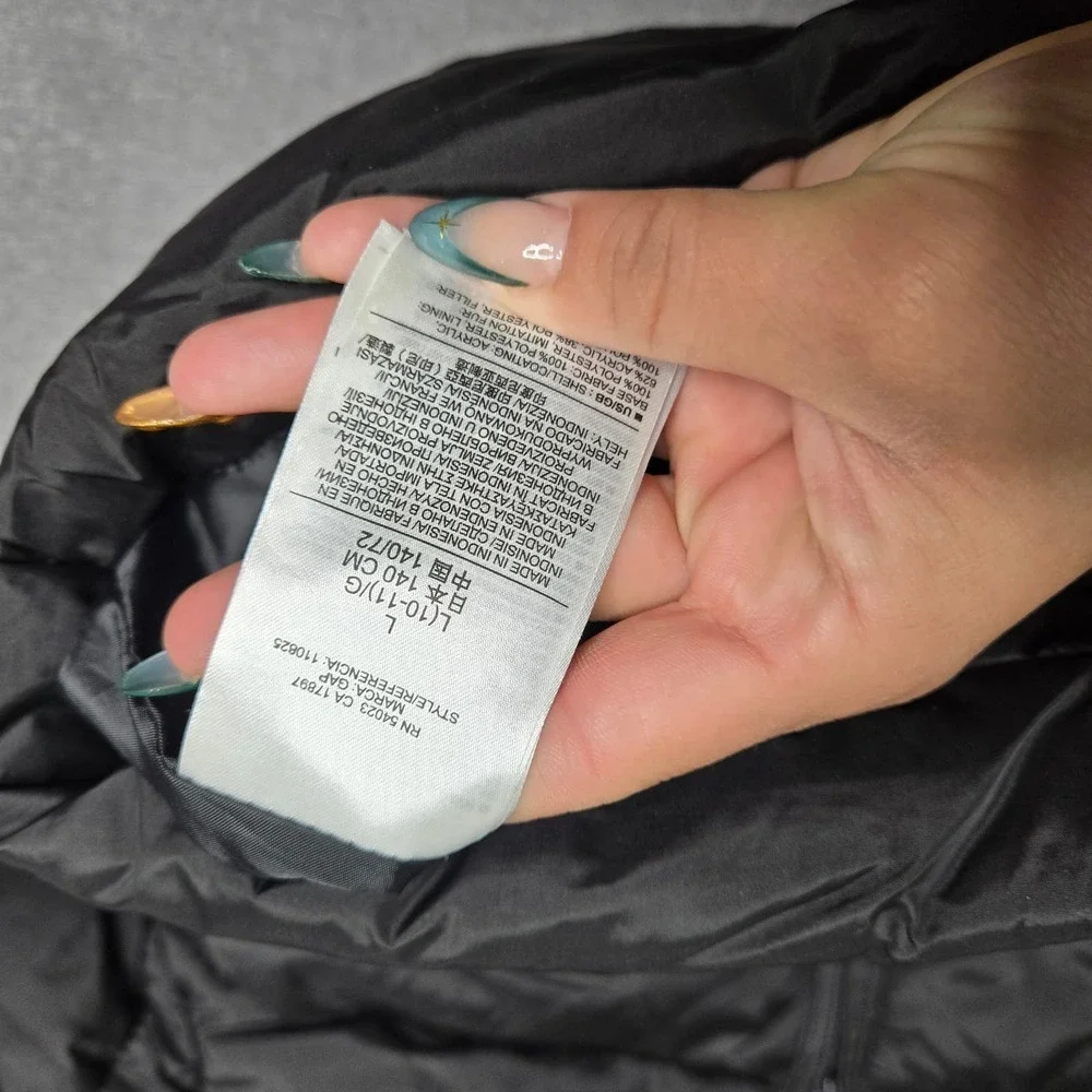 Gap‎ Boys Black Puffer Jacket